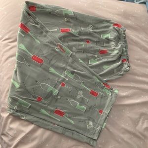 Cropped Pajama Pants